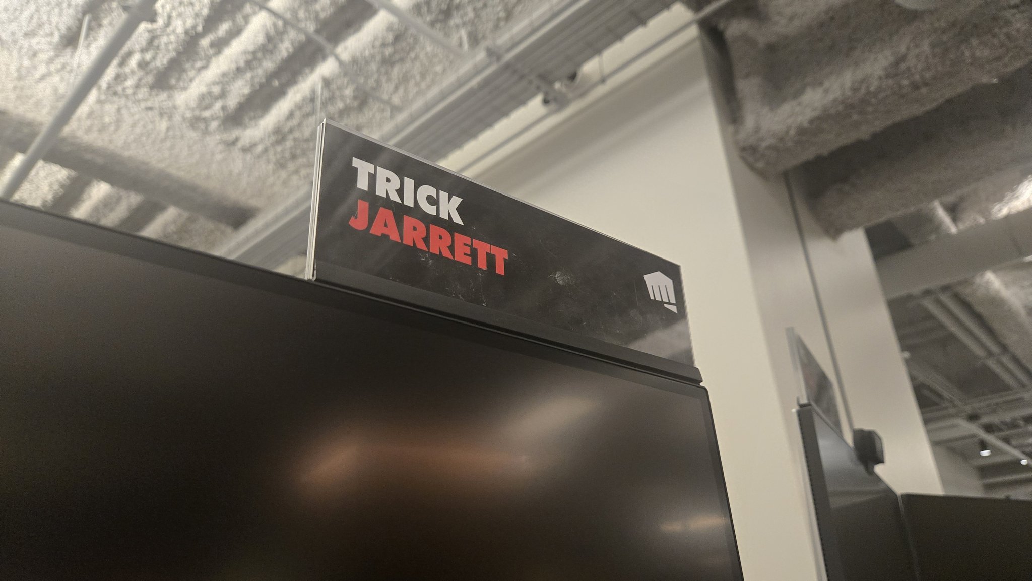 My desk sign of my name