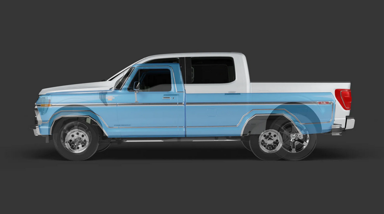 Comparing truck sizes from fifty years ago and today
